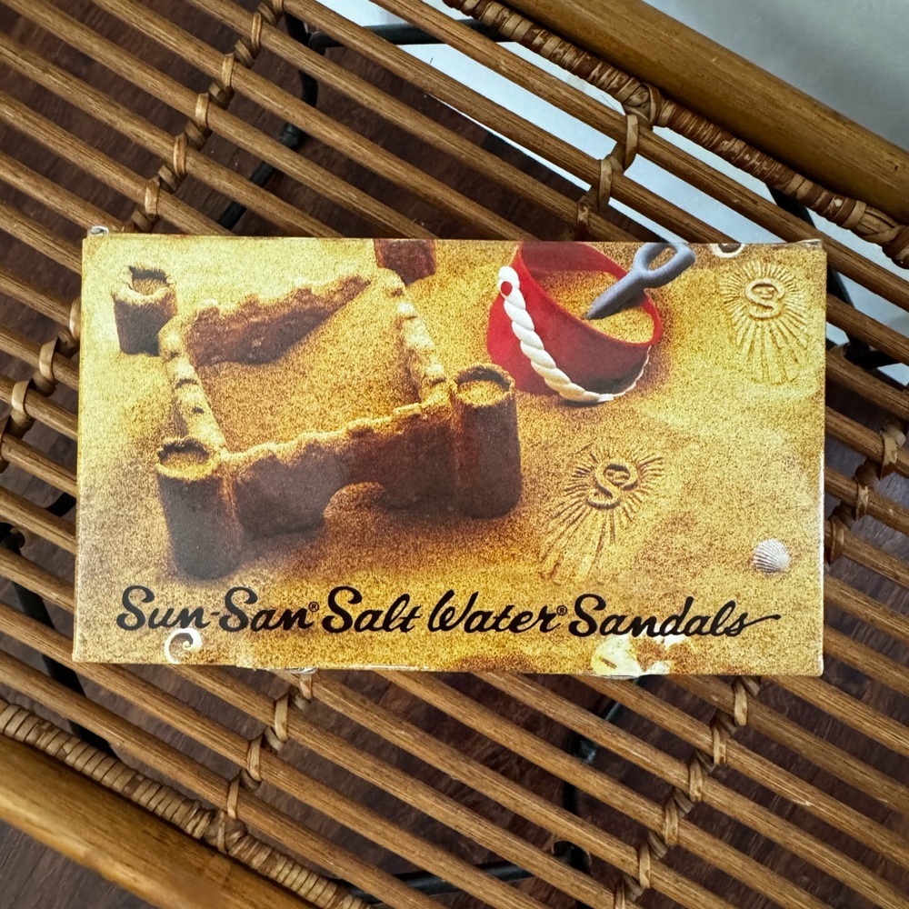 Sun San Salt Water Sea Wee Sandals Tan Size 3
